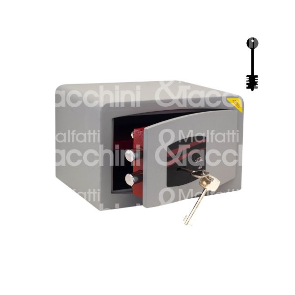 Stark n3807a cassaforte verticale a chiave a mobile l 416 x h 500 x p 400 n° catenacci 2 + 2