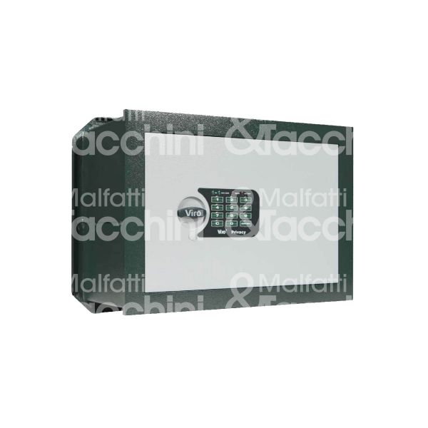 Viro 14375id20 cassaforte orizzontale combinazione digitale da murare l 410 x h 290 x p 205 n° catenacci 3 + 2