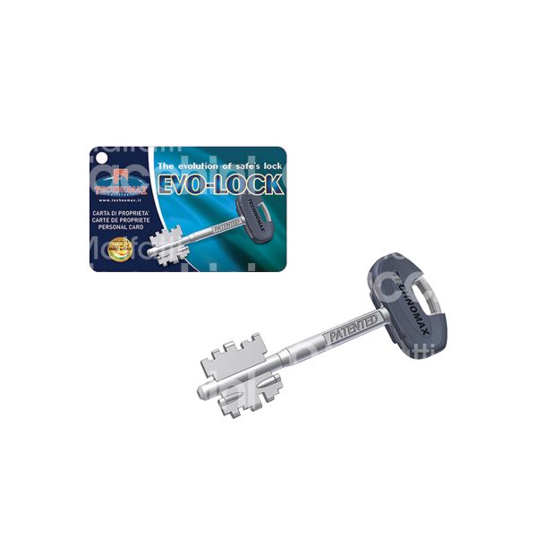 Technomax cv2800evo per casseforti technomax chiave grezza doppia mappa