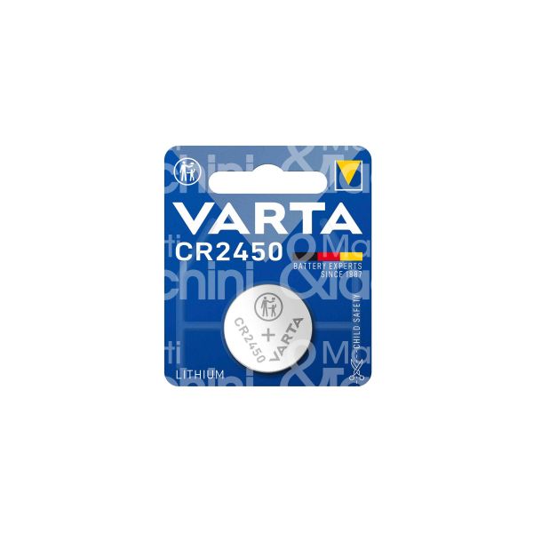 Varta 6450101401 pila lithium coin cr2450 bottone litio confezione pz 1 - volts 3 v -