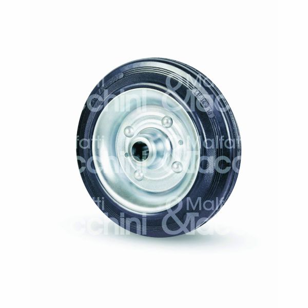 Valsecchi 112160 ruota ricambio per serie 80 art. 112 gomma Ø mm 160 portata kg 150