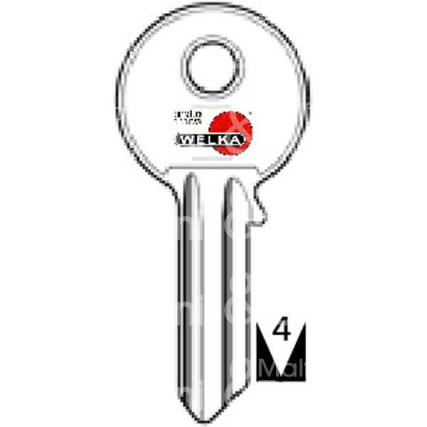 Chiavi piatte sp.4 ott.nich.dx