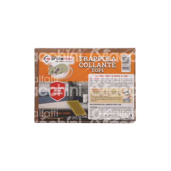 Protemax prote055 tavolette collanti art. prote055 utilizzo topi confezione pz 2 misura mm 140 x 190