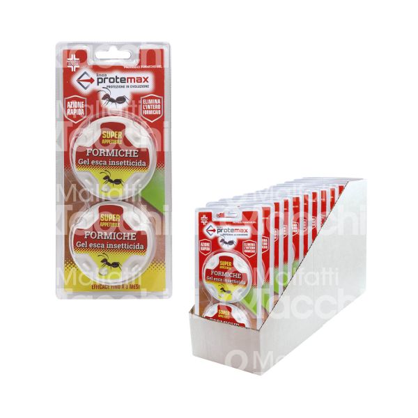 Protemax prote320 esca art. prote320 erogazione gel utilizzo formiche confezione pz 2
