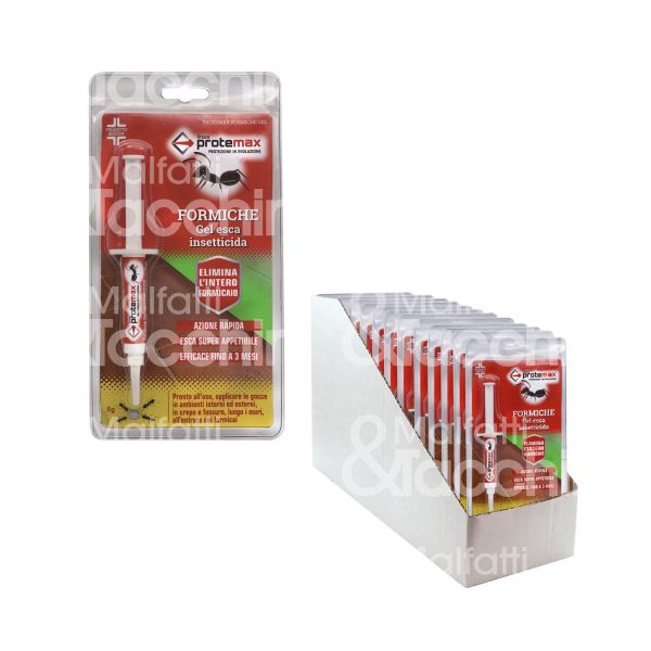 Protemax prote325 esca art. prote325 erogazione siringa gel utilizzo formiche contenuto gr 7