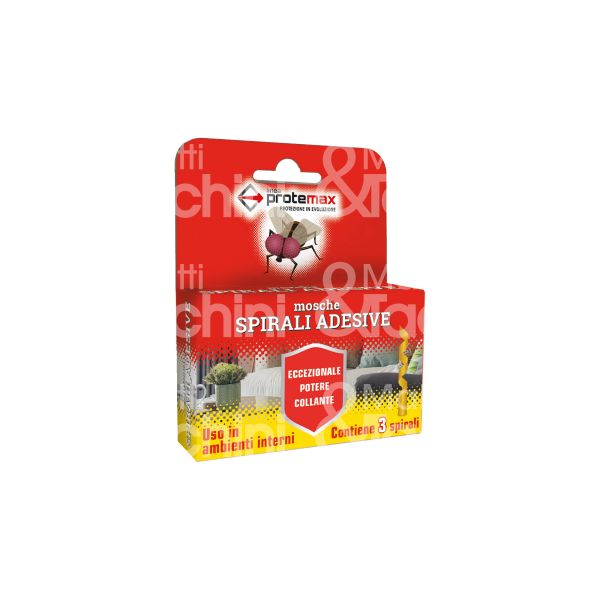 Protemax prote352 spirale adesiva art. prote352 utilizzo mosche confezione pz 4