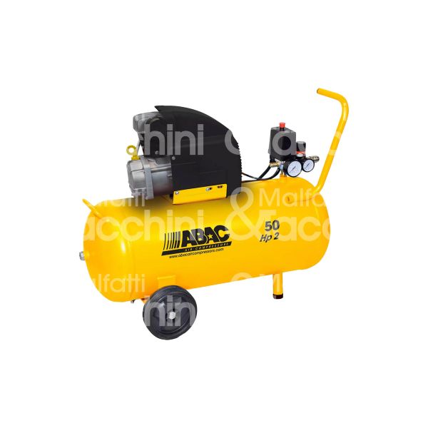 Abac 1129781009 compressore lubrificato art. 1129781009 tensione 230 v potenza 1,5 kw serbatoio lt. 50 pressione 8 bar