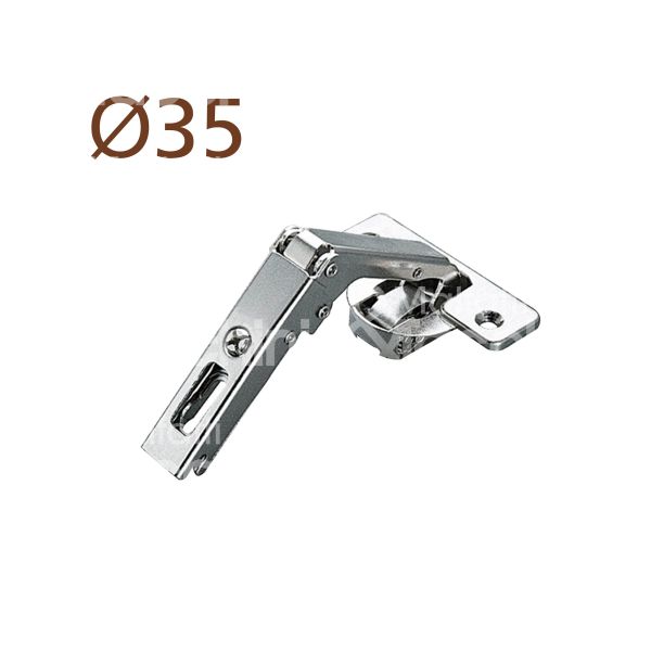 M&t 900 18084 cerniera per mobili salice c2aya99 acciaio nichelato apertura 75 gradi Ø mm 35 h 11 chiusura con molla