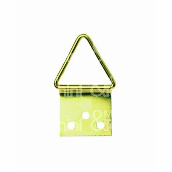 M&t 900 26660 attaccaglia appendiquadro snodata n 0 ferro ottonato misura mm 16