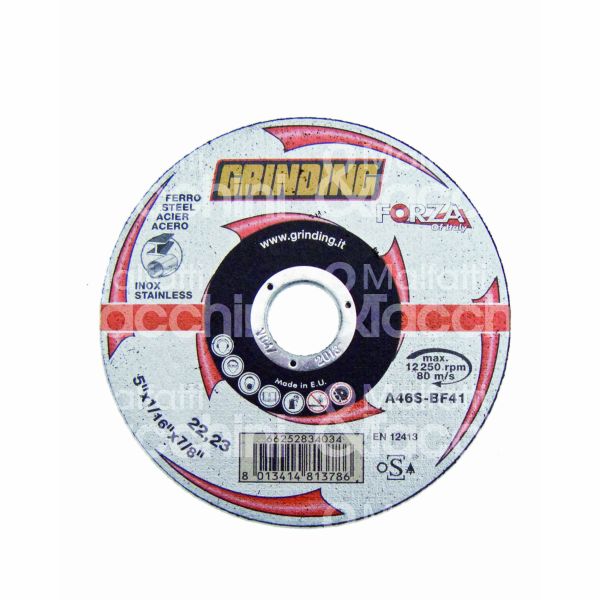 M&t 900 57379 disco da taglio piano forza ossido di alluminio utilizzo inox / ferro Ø mm 115 spessore mm 1,0 foro mm 22,23