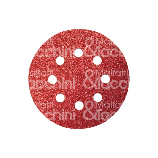 M&t 900 57973 disco abrasivo con fori per levigatrice p 64 e tipo rotorbitale Ø mm 115 grana 40 fissaggio velcro